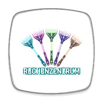Leiter Vom Rechenzentrum Gartenarbeit Gärtner - Viereckiger Kühlschrankmagnet - Weiß - Vorne