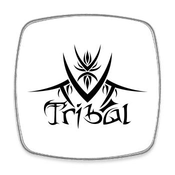 Tribal 1 par Helfspawn - Magnet carré - blanc - Devant