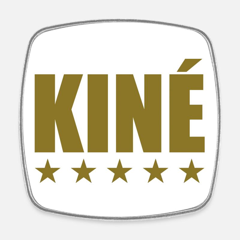Kiné - Magnet carré - blanc