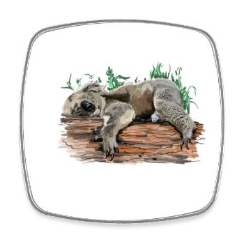 koala bear - Square fridge magnet - white - Front