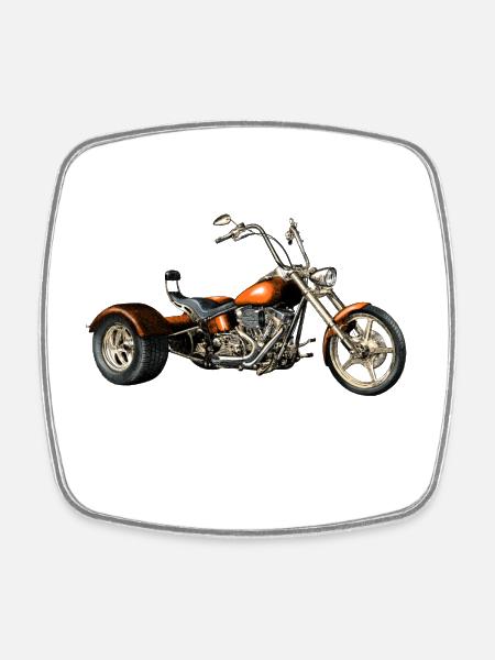 trike - Magnet carré - blanc
