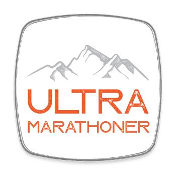Ultra Marathoner - Square fridge magnet - white - Front