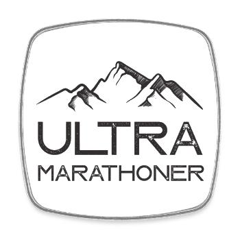 Ultra Marathoner - Square fridge magnet - white - Front
