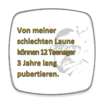 Ironischer Spruch für Teenager - Viereckiger Kühlschrankmagnet - Weiß - Vorne