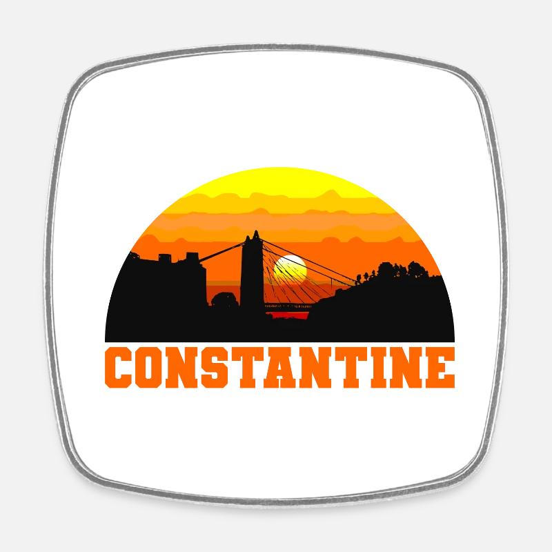 Constantine - Viereckiger Kühlschrankmagnet - Weiß