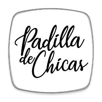 Padilla de Chicas Bride's Gang Bridesmaid Wedding - Square fridge magnet - white - Front