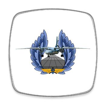 An-26 - Square fridge magnet - white - Front