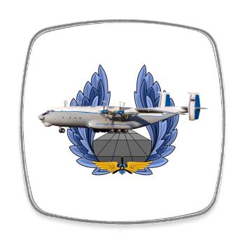 An-22 - Square fridge magnet - white - Front