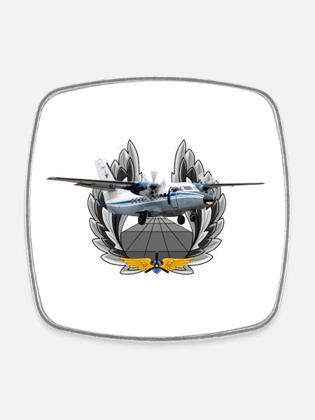 L-410 UVP-E - Viereckiger Kühlschrankmagnet - Weiß