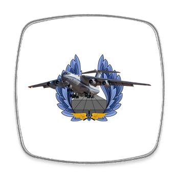 IL-76 - Square fridge magnet - white - Front
