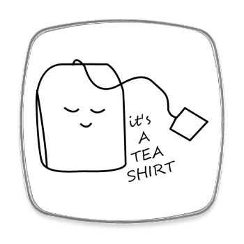 Chemise TEA - Magnet carré - blanc - Devant