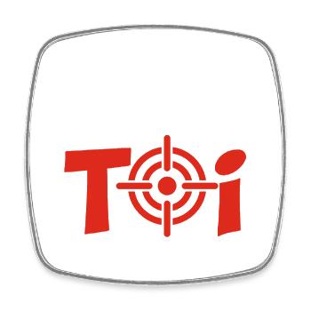 Focus sur toi (blanc) - Magnet carré - blanc - Devant