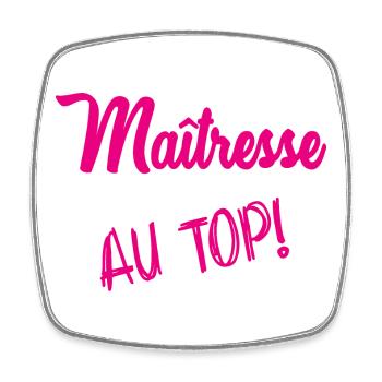 MISTRESS. THANK YOU. THANK YOU MISTRESS - Square fridge magnet - white - Front