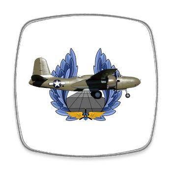 A-20 Havoc - Magnet carré - blanc - Devant