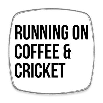 Cricket - Square fridge magnet - white - Front