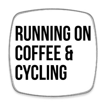 Cycling - Square fridge magnet - white - Front