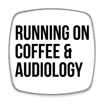 Audiologie Audiologie Audiologie - Magnet carré - blanc - Devant
