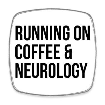 Neurologie, Neurologie, Neurologie - Viereckiger Kühlschrankmagnet - Weiß - Vorne