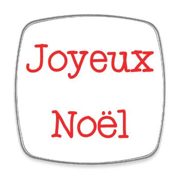CHRISTMAS. MERRY CHRISTMAS. FIR. HAPPY NEW YEAR - Square fridge magnet - white - Front
