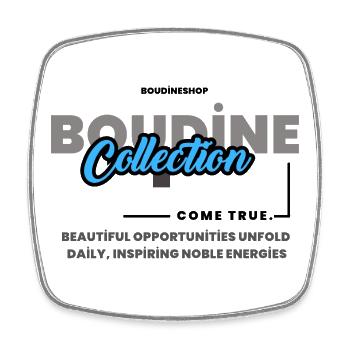 Boudine collection - Square fridge magnet - white - Front