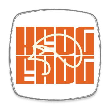 Produits dérivés avec le logo de votre hérisson préféré - Magnet carré - blanc - Devant