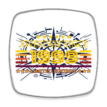 Awesome since 1999 Limited Edition - Viereckiger Kühlschrankmagnet - Weiß - Vorne