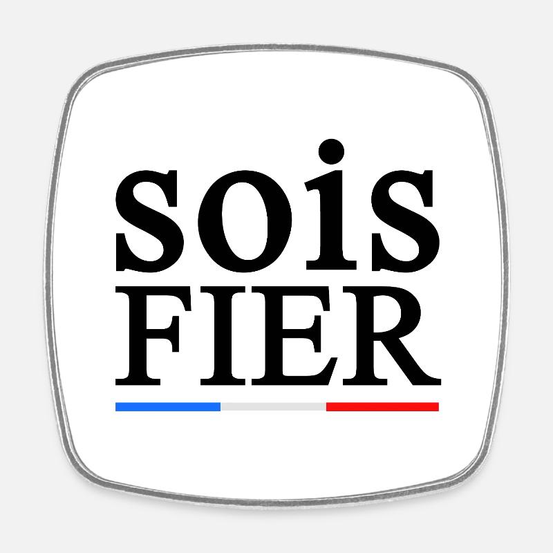 FIER 1 - Magnet carré - blanc