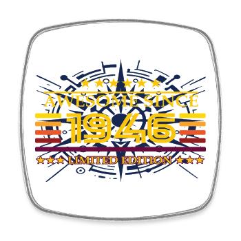 Awesome since 1946 Limited Edition - Square fridge magnet - white - Front