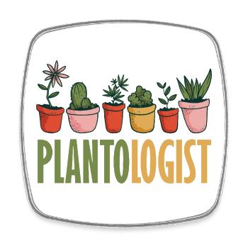 Garten- Und Pflanzenliebhaber Geschenke - Viereckiger Kühlschrankmagnet - Weiß - Vorne