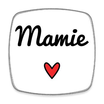 GRANNY. MOTHER'S DAY. HAPPY BIRTHDAY GRANDMA. I LOVE YOU - Square fridge magnet - white - Front