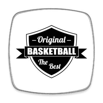 Basketball / Basketball / Basktet-Ball / Sports - Square fridge magnet - white - Front