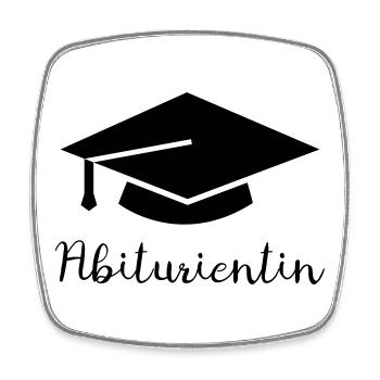 High-school graduate - Square fridge magnet - white - Front