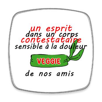 Des_esprits_contestataires_dans_des_corps_sensible - Magnet carré - blanc - Devant