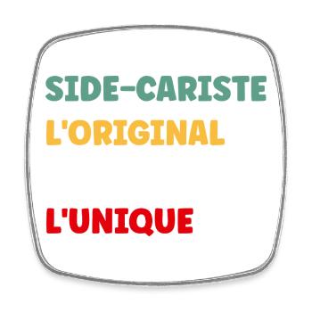 Sidecariste Original Le Vrai Unique - Magnet carré - blanc - Devant