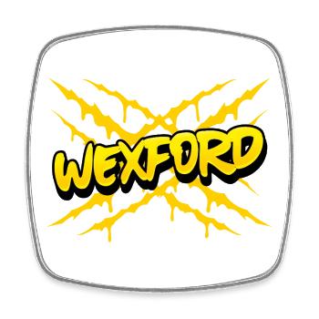 County Wexford Ireland - Square fridge magnet - white - Front