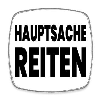 Ride - Square fridge magnet - white - Front