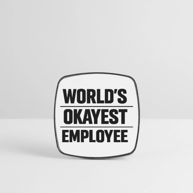 L’employé le plus formidable du monde, Mitarbeiter Spruch Magnet carré