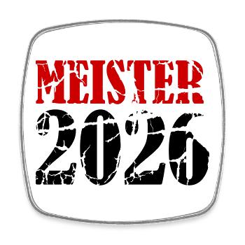 Champion 2026 Championship - Square fridge magnet - white - Front