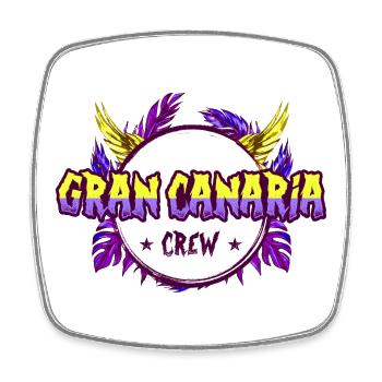 Équipage de Gran Canaria Coloré - Magnet carré - blanc - Devant