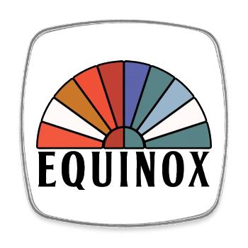 Équinoxe Joyeuses Pâques Ostara Pagan - Magnet carré - blanc - Devant