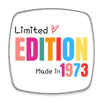 Limited edition Made in 1973 - Magnet carré - blanc - Devant