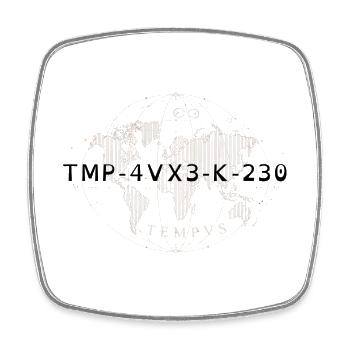 CRYPTIC design - Square fridge magnet - white - Front