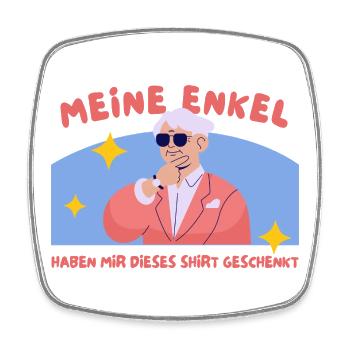 Enkelgeschenk Shirt Humor - Viereckiger Kühlschrankmagnet - Weiß - Vorne