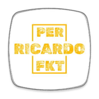 Unique Ricardo - Square fridge magnet - white - Front