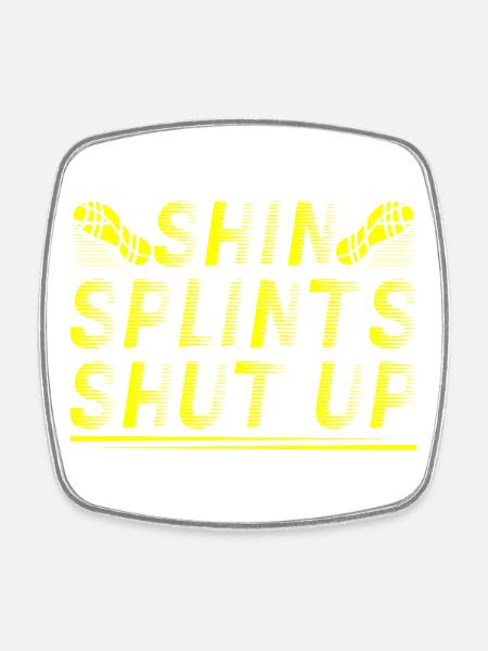 Funny XC Running Runner Gifts Unique Edition - Square fridge magnet - white