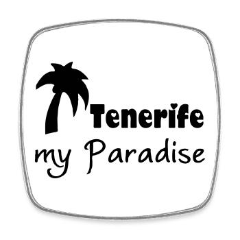 Tenerife Paradise Tenerife Cadeau de Noël - Magnet carré - blanc - Devant