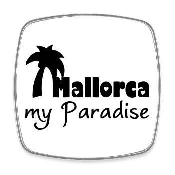 Mallorca Paradise - Square fridge magnet - white - Front