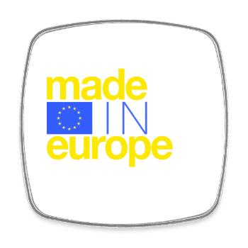 Made in Europe - Édition spéciale - Magnet carré - blanc - Devant