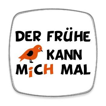 lustiger Spruch - Viereckiger Kühlschrankmagnet - Weiß - Vorne