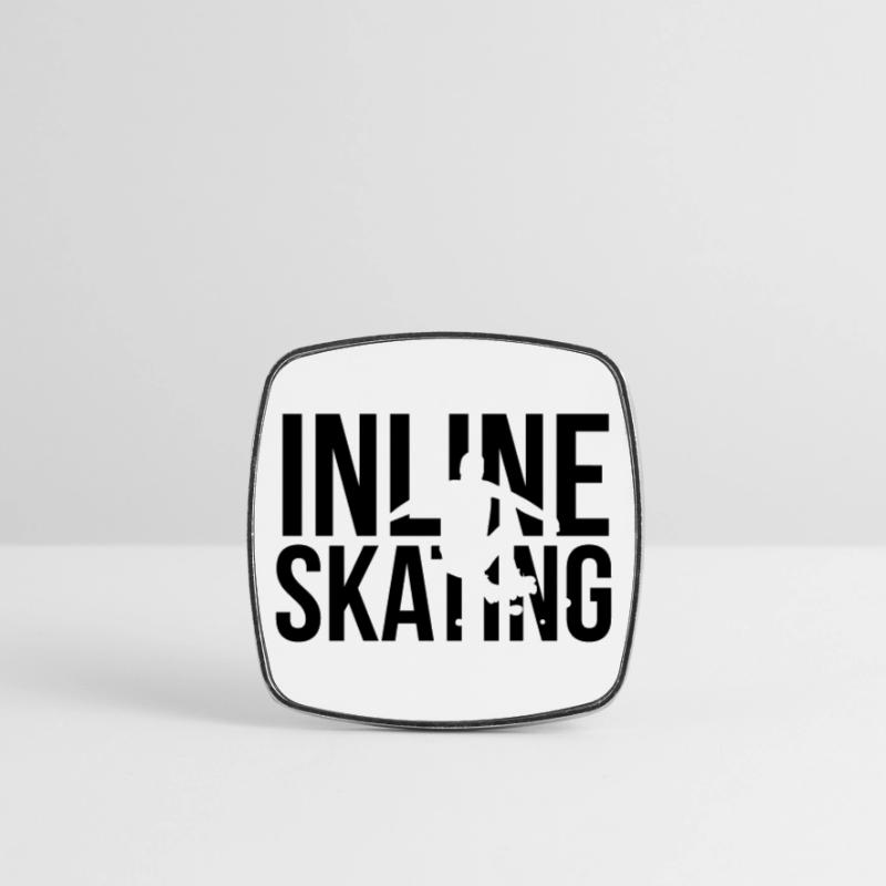 inline skating Square fridge magnet